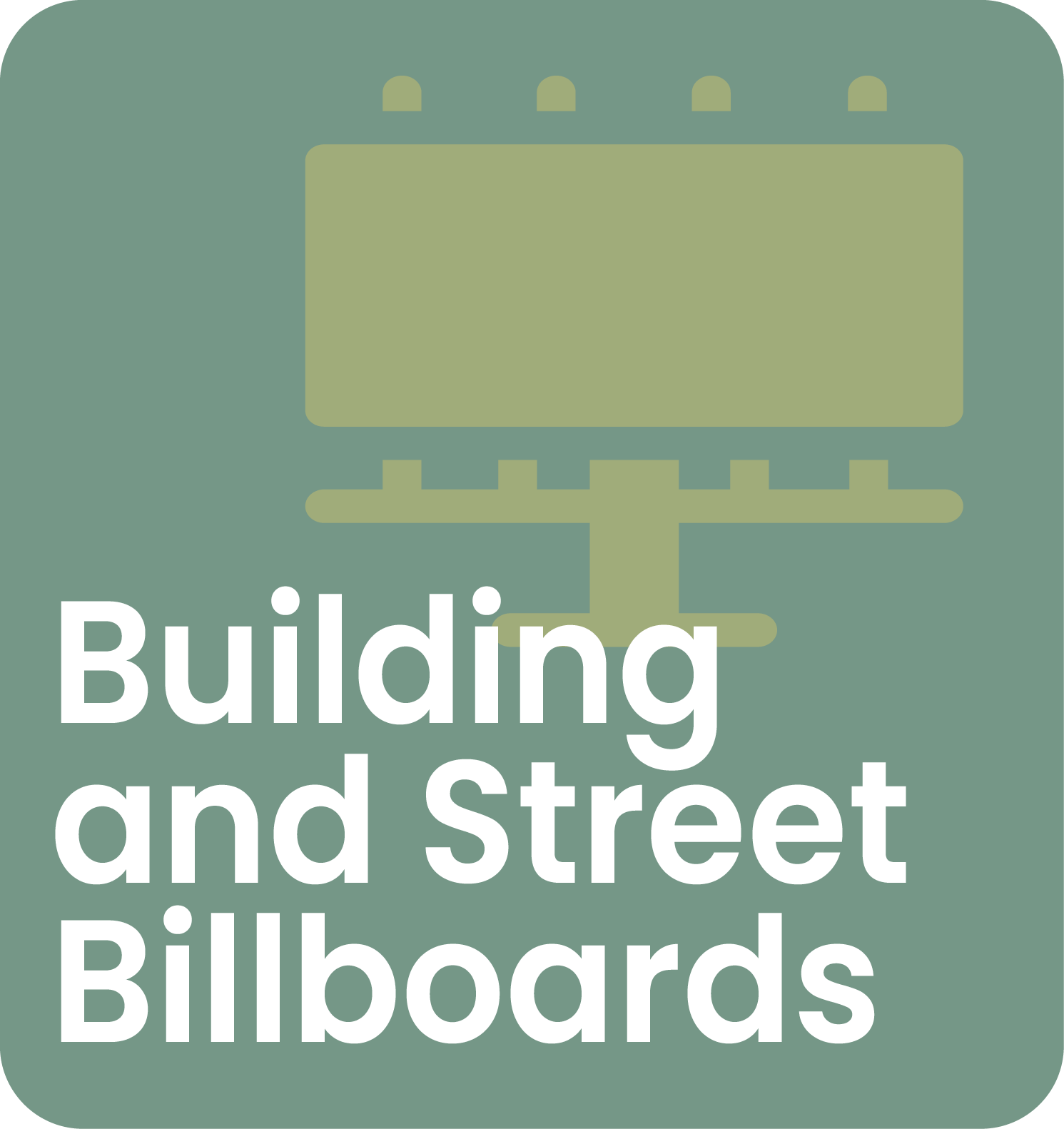 Building & street billboards